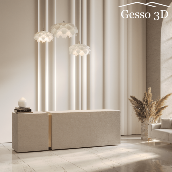 Гипсовое панно "INFINITY" в интернет-магазине Gesso 3D гипсовых панелей