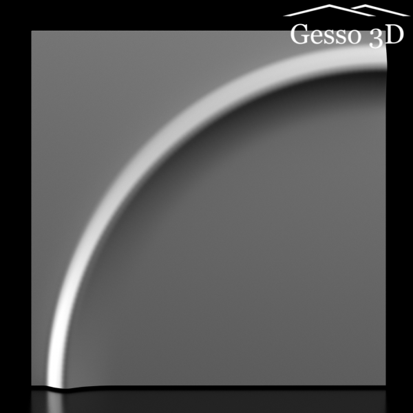 Гипсовая панель "Ring" в интернет-магазине Gesso 3D гипсовых панелей