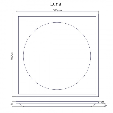 Гипсовая панель "Luna" в интернет-магазине Gesso 3D гипсовых панелей