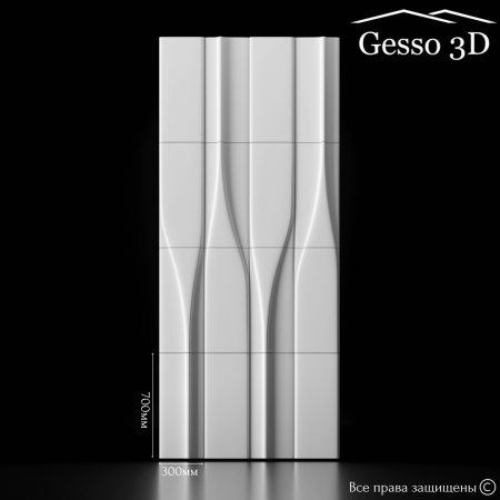Гипсовое панно "Verona" в интернет-магазине Gesso 3D гипсовых панелей