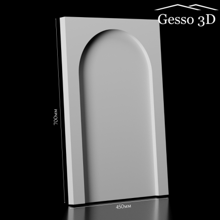 Гипсовая панель "Capri-1" в интернет-магазине Gesso 3D гипсовых панелей