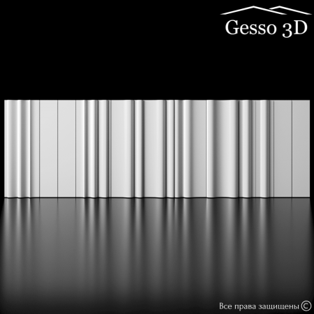 Гипсовая панель "INFINITY-4" в интернет-магазине Gesso 3D гипсовых панелей