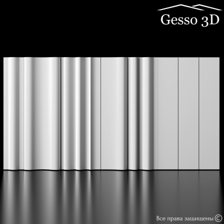 Гипсовая панель "INFINITY-4" в интернет-магазине Gesso 3D гипсовых панелей