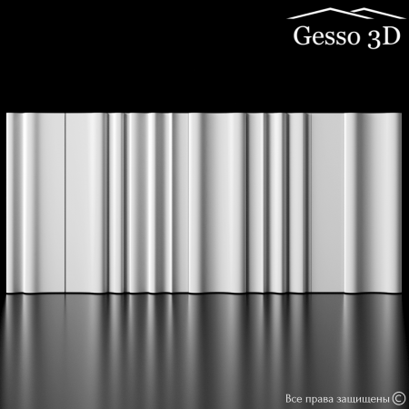 Гипсовая панель "INFINITY-4" в интернет-магазине Gesso 3D гипсовых панелей
