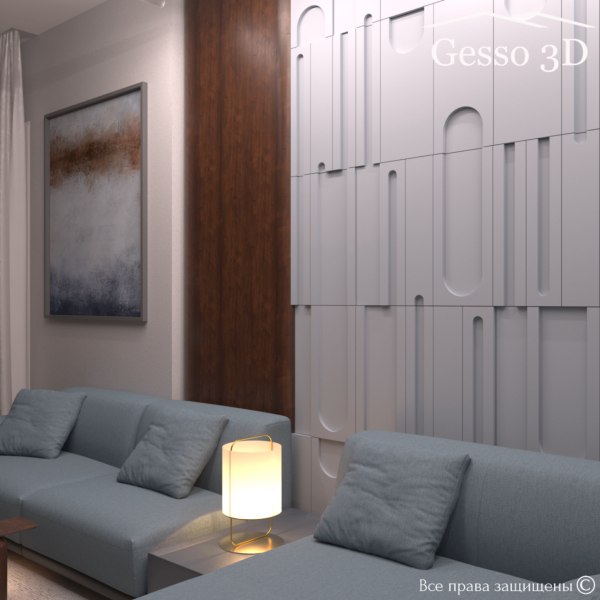 Гипсовое панно "Сapri" в интернет-магазине Gesso 3D гипсовых панелей