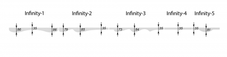 Гипсовая панель "INFINITY-4" в интернет-магазине Gesso 3D гипсовых панелей