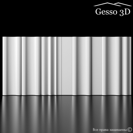Гипсовая панель "INFINITY-4" в интернет-магазине Gesso 3D гипсовых панелей