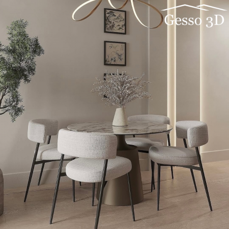 Гипсовая панель "Simple-4 LED" в интернет-магазине Gesso 3D гипсовых панелей