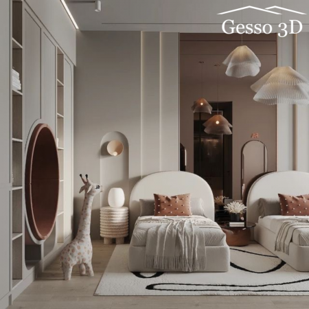 Гипсовая панель "Capri-1" в интернет-магазине Gesso 3D гипсовых панелей