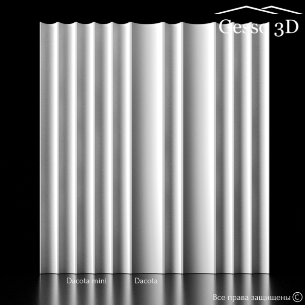 Гипсовая панель "Dacota" в интернет-магазине Gesso 3D гипсовых панелей
