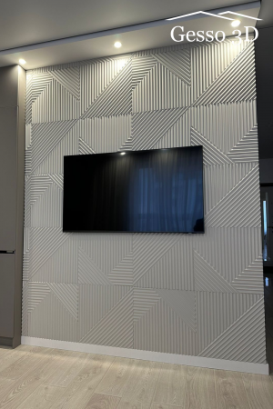 Гипсовая 3D панель "Консул 1" в интернет-магазине Gesso 3D гипсовых панелей