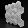 Гипсовая 3D панель "Ocean-5" в интернет-магазине Gesso 3D гипсовых панелей