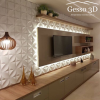 Гипсовая 3D панель "Лава" в интернет-магазине Gesso 3D гипсовых панелей