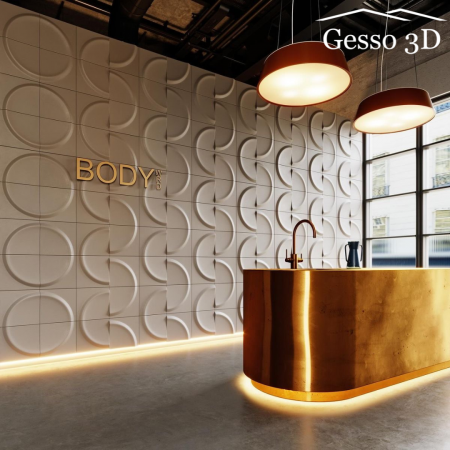 Гипсовая панель "Ring" в интернет-магазине Gesso 3D гипсовых панелей