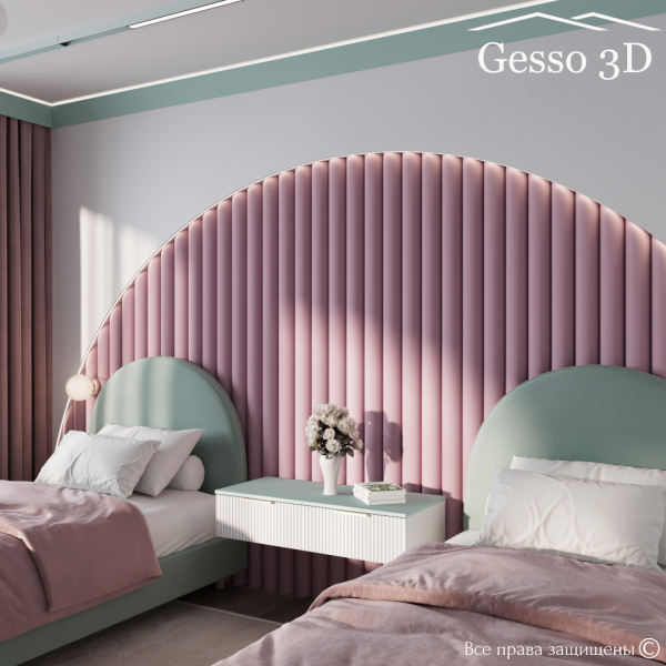 Гипсовая панель "Garda" в интернет-магазине Gesso 3D гипсовых панелей