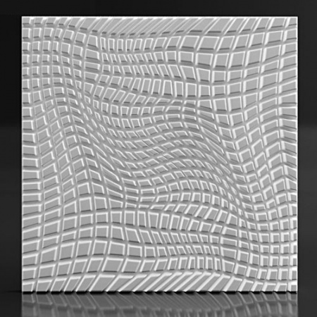 Гипсовая 3D панель "Cobra" в интернет-магазине Gesso 3D гипсовых панелей