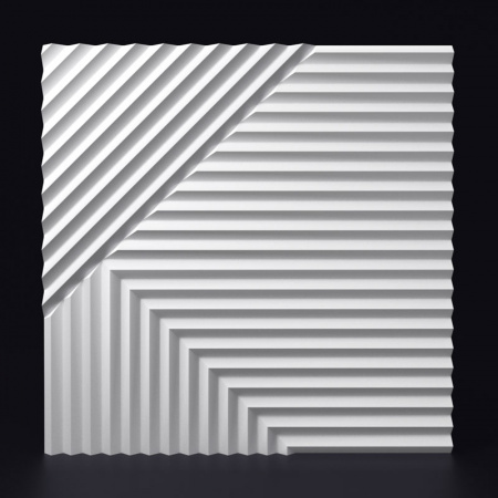 Гипсовая 3D панель "Консул 1" в интернет-магазине Gesso 3D гипсовых панелей